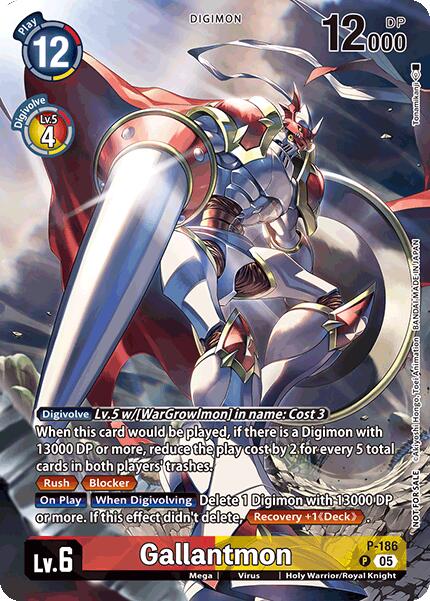 Gallantmon [P-186] (BT-21: Illustration Celebration Pack) [World Convergence] | Shuffle n Cut Hobbies & Games