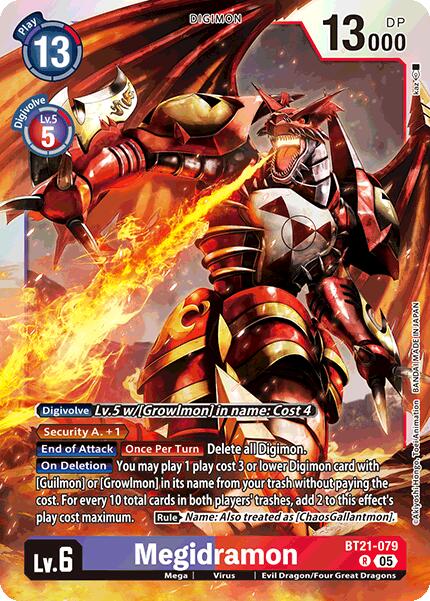 Megidramon [BT21-079] [World Convergence] | Shuffle n Cut Hobbies & Games