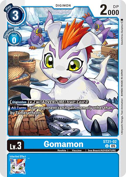 Gomamon [ST21-02] [Starter Deck: Hero of Hope] | Shuffle n Cut Hobbies & Games