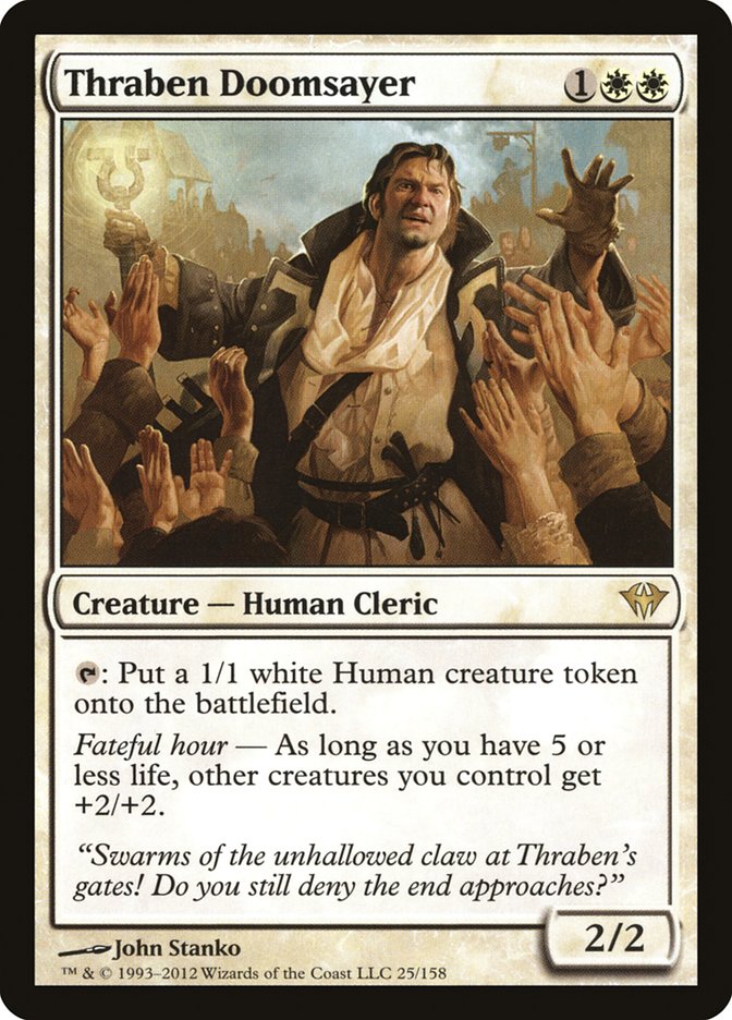Thraben Doomsayer [Dark Ascension] | Shuffle n Cut Hobbies & Games