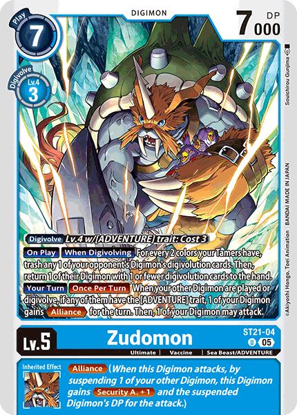Zudomon [ST21-04] [Starter Deck: Hero of Hope] | Shuffle n Cut Hobbies & Games