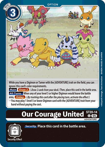Our Courage United [ST20-14] [Starter Deck: Protector of Light] | Shuffle n Cut Hobbies & Games