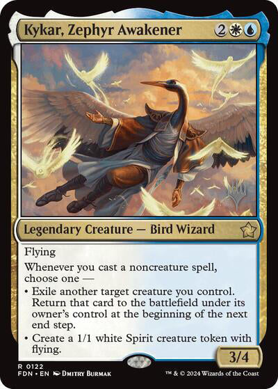 Kykar, Zephyr Awakener (Promo Pack) [Foundations Promos] | Shuffle n Cut Hobbies & Games
