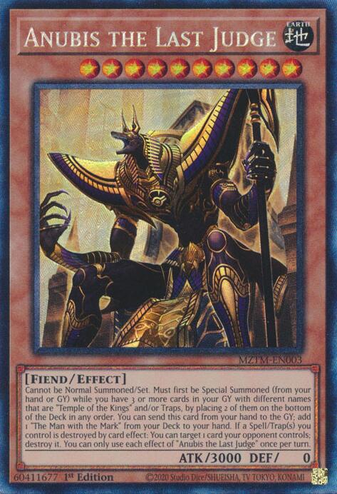 Anubis the Last Judge (Collector's Rare) [MZTM-EN003] Collector's Rare | Shuffle n Cut Hobbies & Games