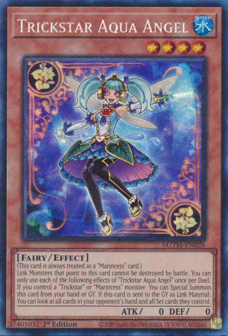Trickstar Aqua Angel (Collector's Rare) [MZTM-EN026] Collector's Rare | Shuffle n Cut Hobbies & Games
