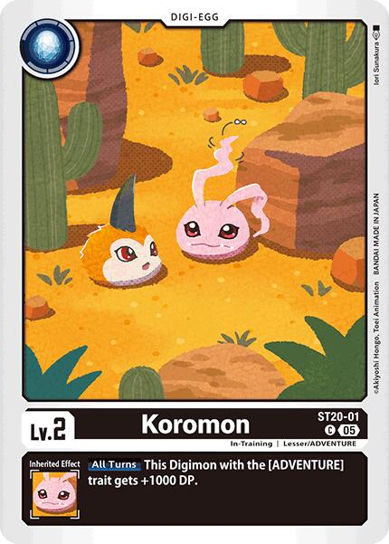 Koromon [ST20-01] [Starter Deck: Protector of Light] | Shuffle n Cut Hobbies & Games