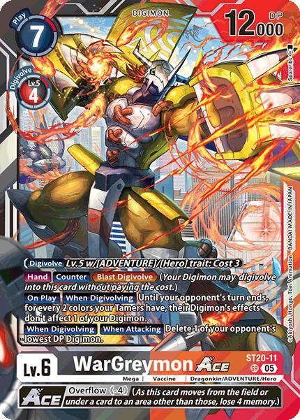 WarGreymon ACE [ST20-11] [Starter Deck: Protector of Light] | Shuffle n Cut Hobbies & Games