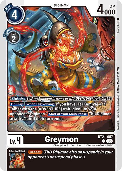 Greymon [BT21-057] [World Convergence] | Shuffle n Cut Hobbies & Games
