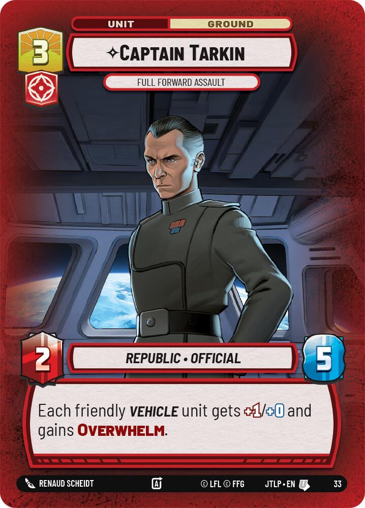 Captain Tarkin - Full Forward Assault (33) (33) [Jump to Lightspeed: Weekly Play] | Shuffle n Cut Hobbies & Games