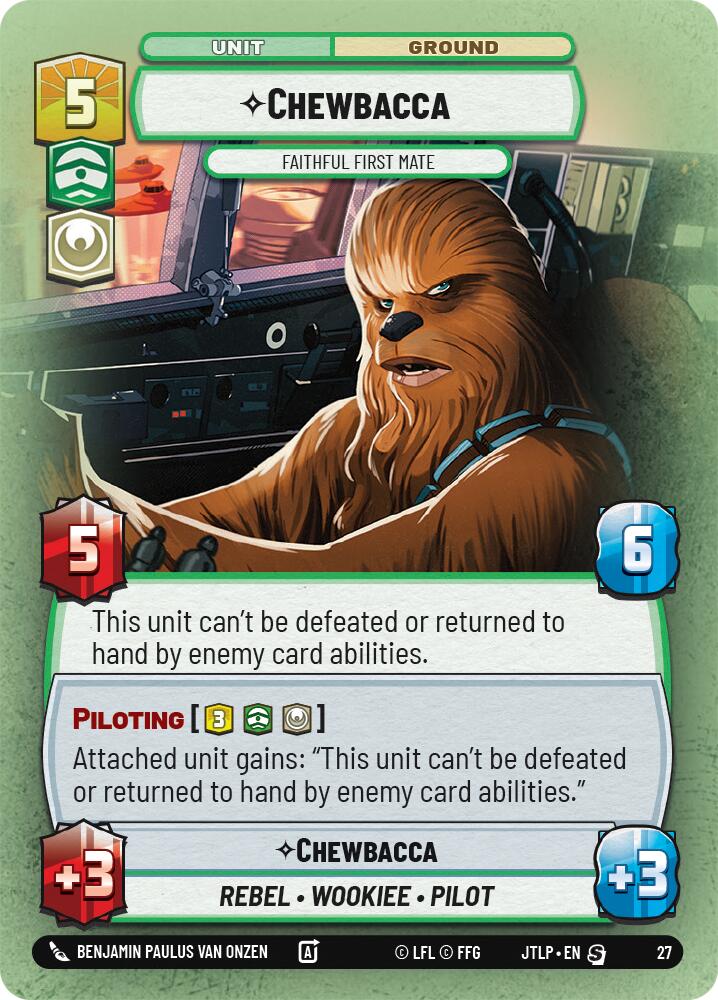 Chewbacca - Faithful First Mate (27) (27) [Jump to Lightspeed: Weekly Play] | Shuffle n Cut Hobbies & Games