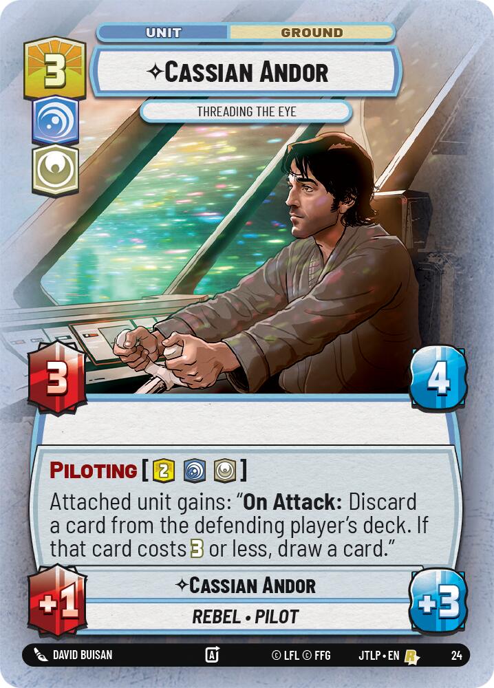 Cassian Andor - Threading the Eye (24) (24) [Jump to Lightspeed: Weekly Play] | Shuffle n Cut Hobbies & Games
