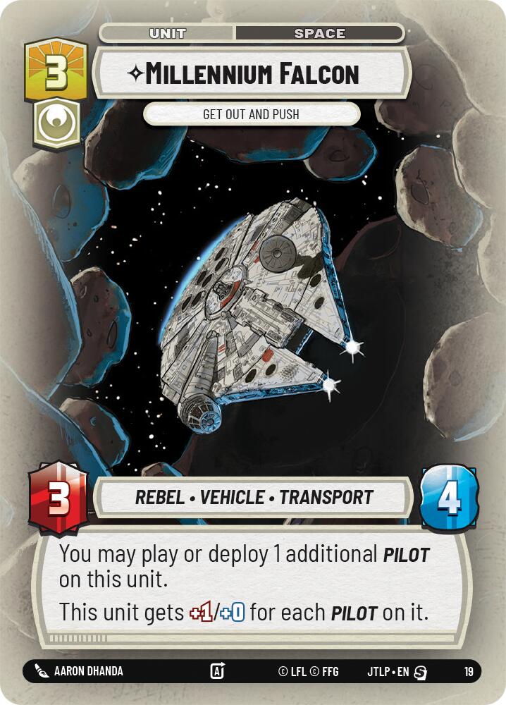 Millennium Falcon - Get Out And Push (19) (19) [Jump to Lightspeed: Weekly Play] | Shuffle n Cut Hobbies & Games
