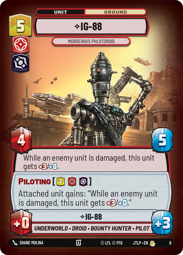 IG-88 - Murderous Phlutdroid (9) (9) [Jump to Lightspeed: Weekly Play] | Shuffle n Cut Hobbies & Games