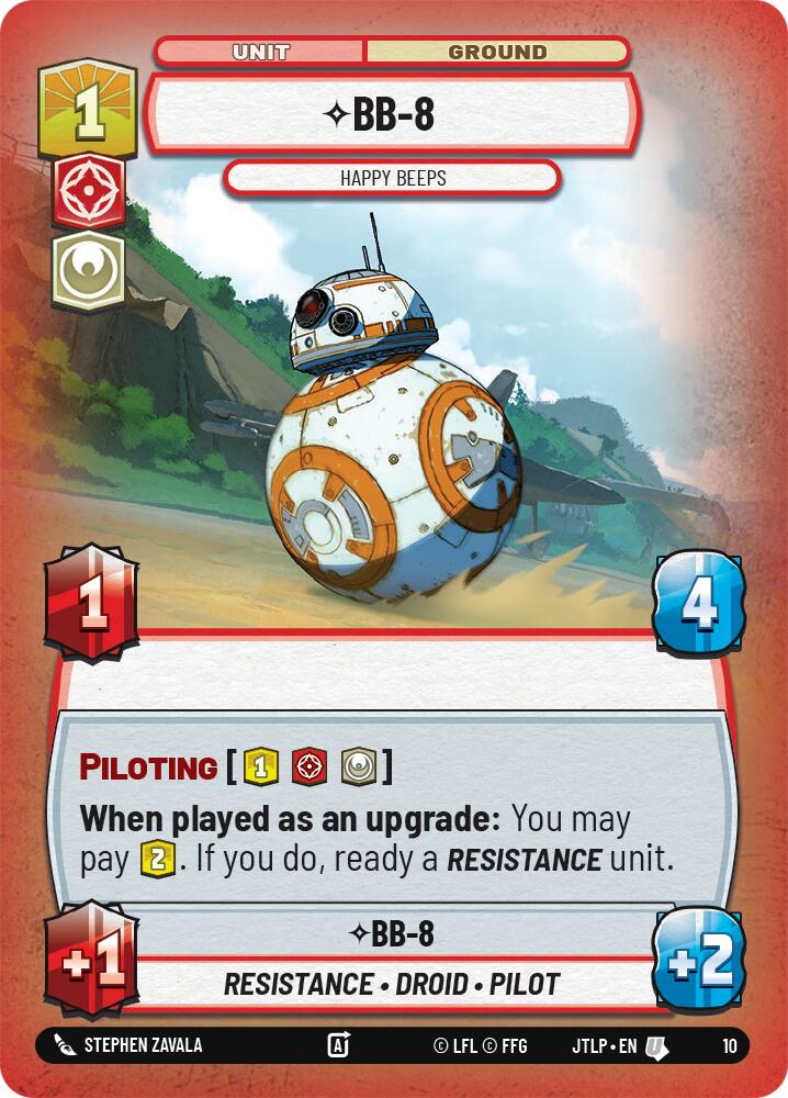 BB-8 - Happy Beeps (10) (10) [Jump to Lightspeed: Weekly Play] | Shuffle n Cut Hobbies & Games