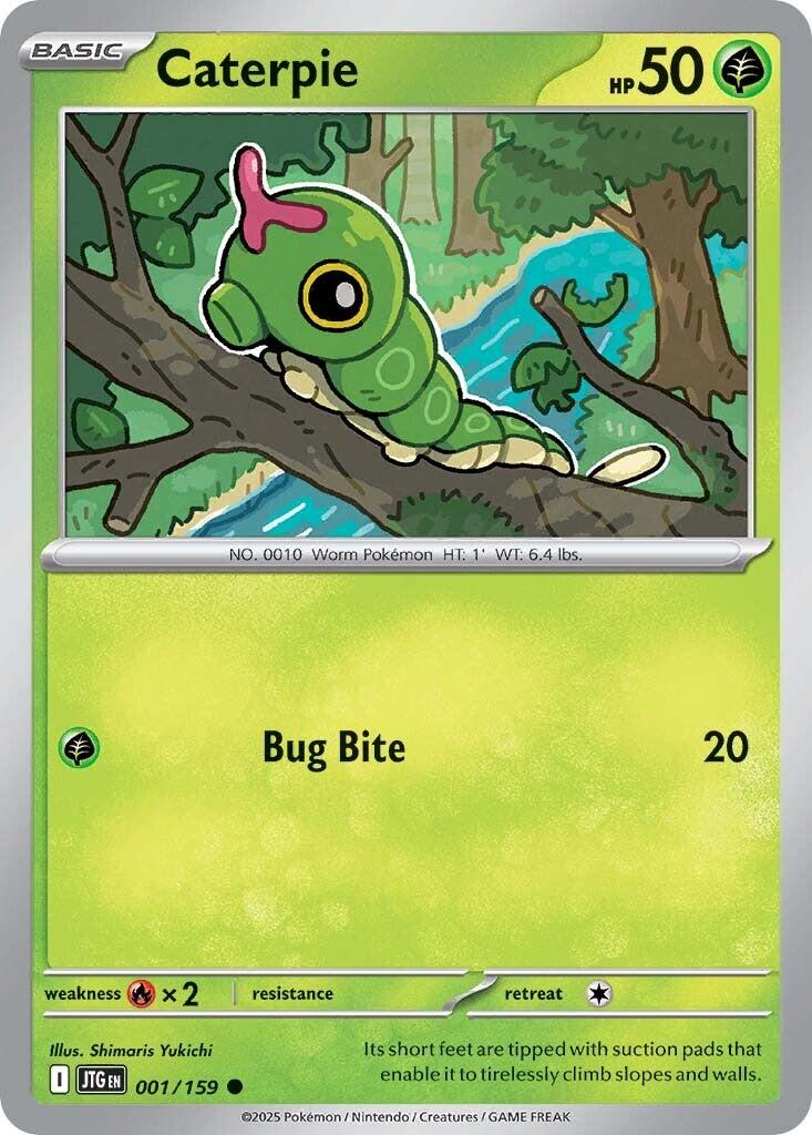 Caterpie (001/159) [Scarlet & Violet: Journey Together] | Shuffle n Cut Hobbies & Games
