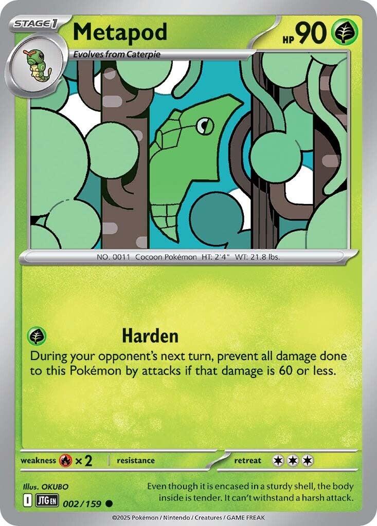 Metapod (002/159) [Scarlet & Violet: Journey Together] | Shuffle n Cut Hobbies & Games