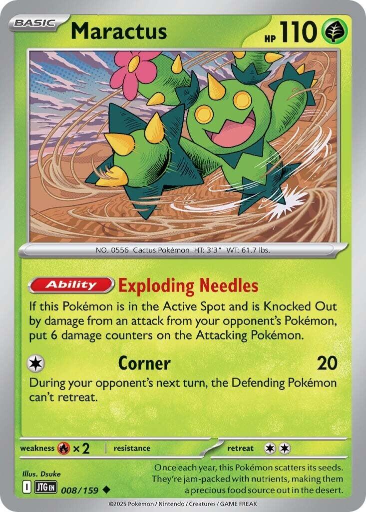 Maractus (008/159) [Scarlet & Violet: Journey Together] | Shuffle n Cut Hobbies & Games