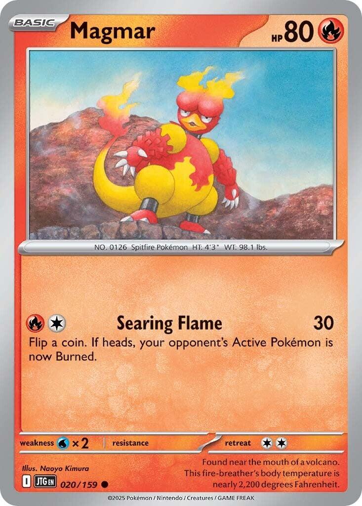 Magmar (020/159) [Scarlet & Violet: Journey Together] | Shuffle n Cut Hobbies & Games