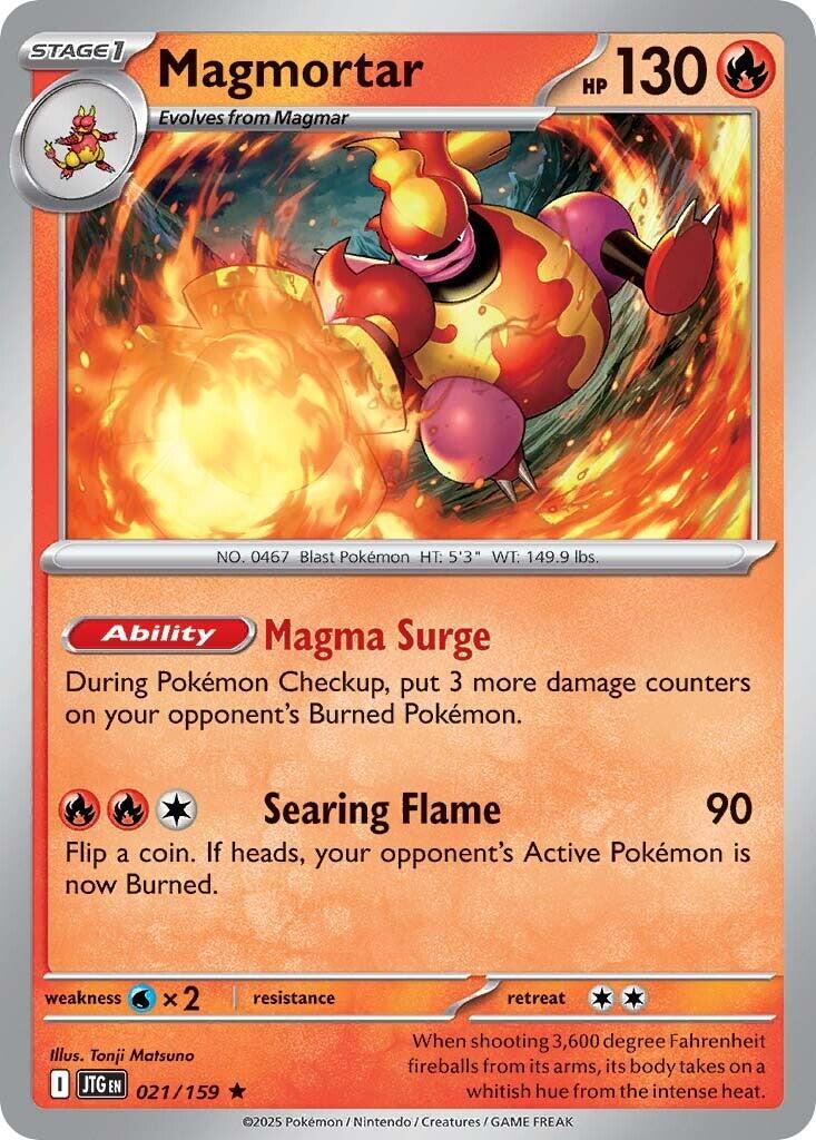 Magmortar (021/159) [Scarlet & Violet: Journey Together] | Shuffle n Cut Hobbies & Games