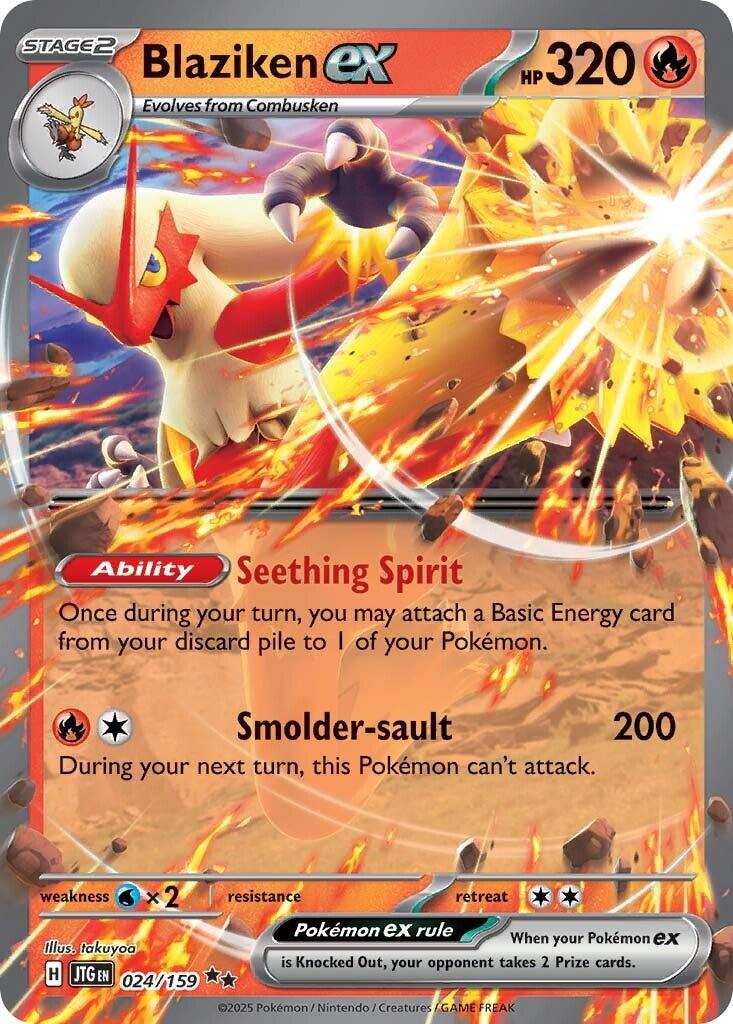 Blaziken ex (024/159) [Scarlet & Violet: Journey Together] | Shuffle n Cut Hobbies & Games