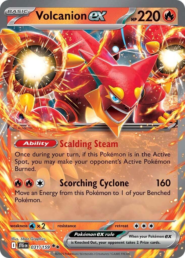 Volcanion ex (031/159) [Scarlet & Violet: Journey Together] | Shuffle n Cut Hobbies & Games