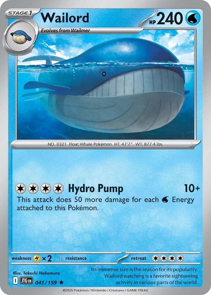Wailord (041/159) [Scarlet & Violet: Journey Together] | Shuffle n Cut Hobbies & Games