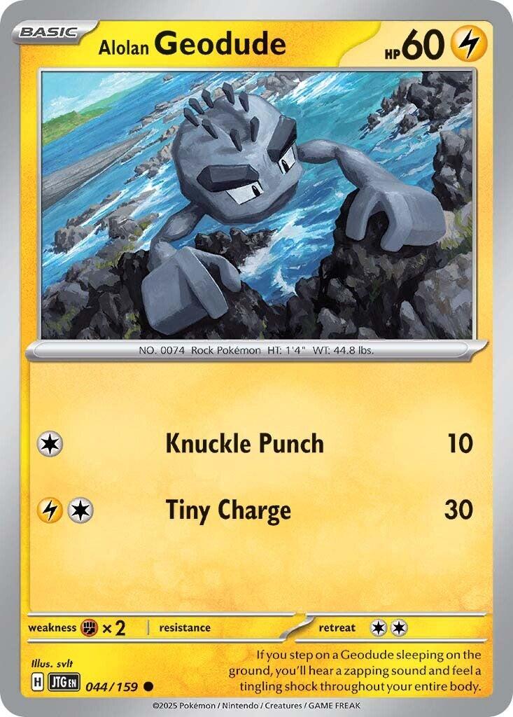 Alolan Geodude (044/159) [Scarlet & Violet: Journey Together] | Shuffle n Cut Hobbies & Games