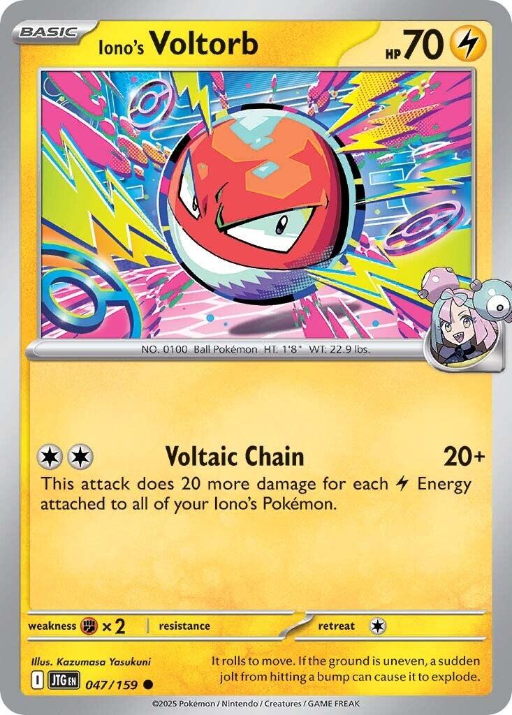 Iono's Voltorb (047/159) [Scarlet & Violet: Journey Together] | Shuffle n Cut Hobbies & Games