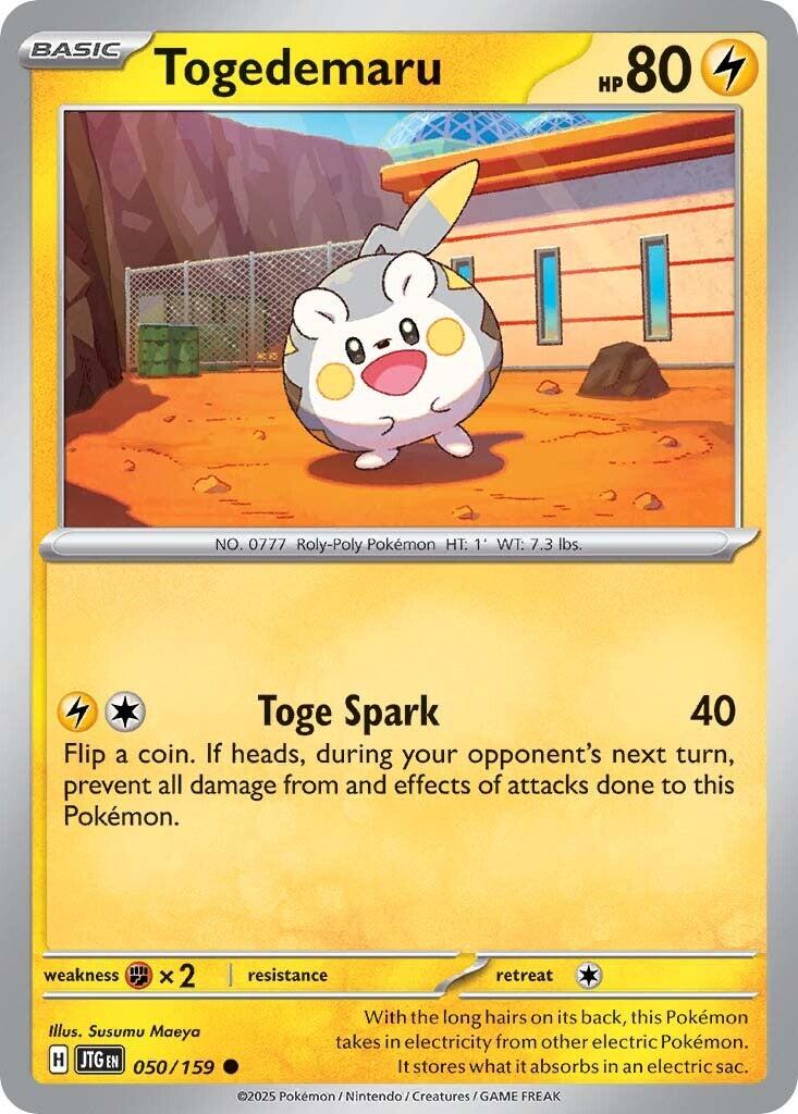 Togedemaru (050/159) [Scarlet & Violet: Journey Together] | Shuffle n Cut Hobbies & Games