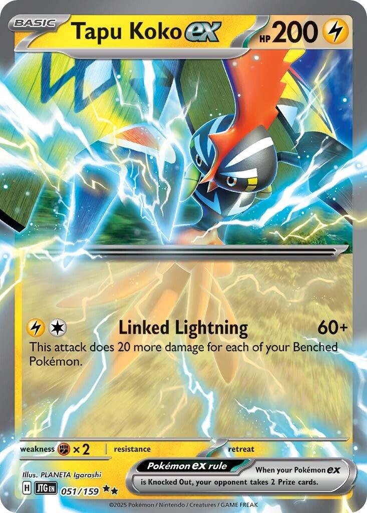 Tapu Koko ex (051/159) [Scarlet & Violet: Journey Together] | Shuffle n Cut Hobbies & Games