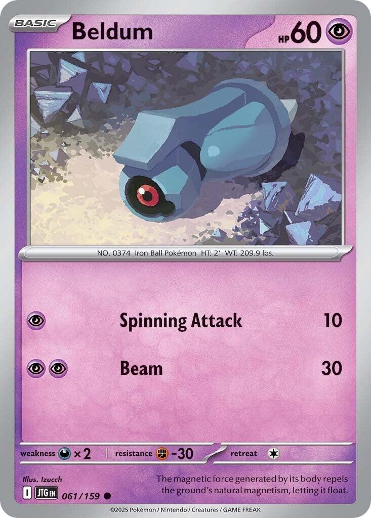 Beldum (061/159) [Scarlet & Violet: Journey Together] | Shuffle n Cut Hobbies & Games