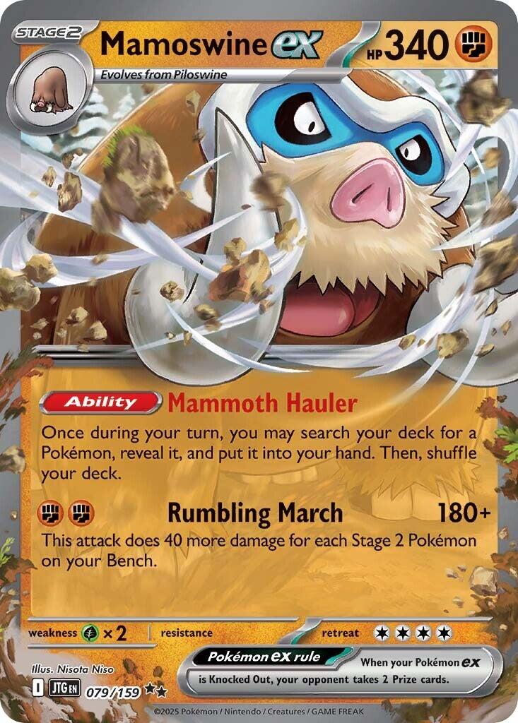 Mamoswine ex (079/159) [Scarlet & Violet: Journey Together] | Shuffle n Cut Hobbies & Games