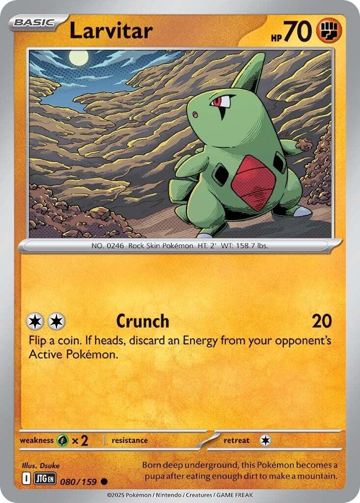 Larvitar (080/159) [Scarlet & Violet: Journey Together] | Shuffle n Cut Hobbies & Games