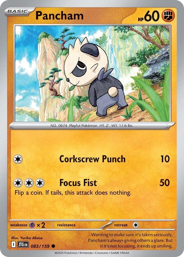 Pancham (083/159) [Scarlet & Violet: Journey Together] | Shuffle n Cut Hobbies & Games