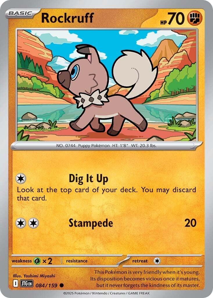 Rockruff (084/159) [Scarlet & Violet: Journey Together] | Shuffle n Cut Hobbies & Games