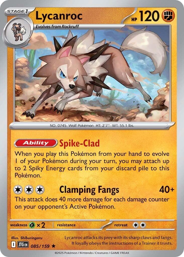 Lycanroc (085/159) [Scarlet & Violet: Journey Together] | Shuffle n Cut Hobbies & Games