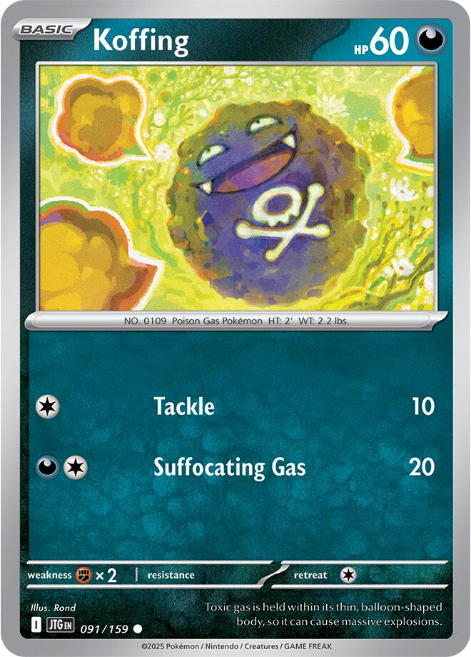 Koffing (091/159) [Scarlet & Violet: Journey Together] | Shuffle n Cut Hobbies & Games
