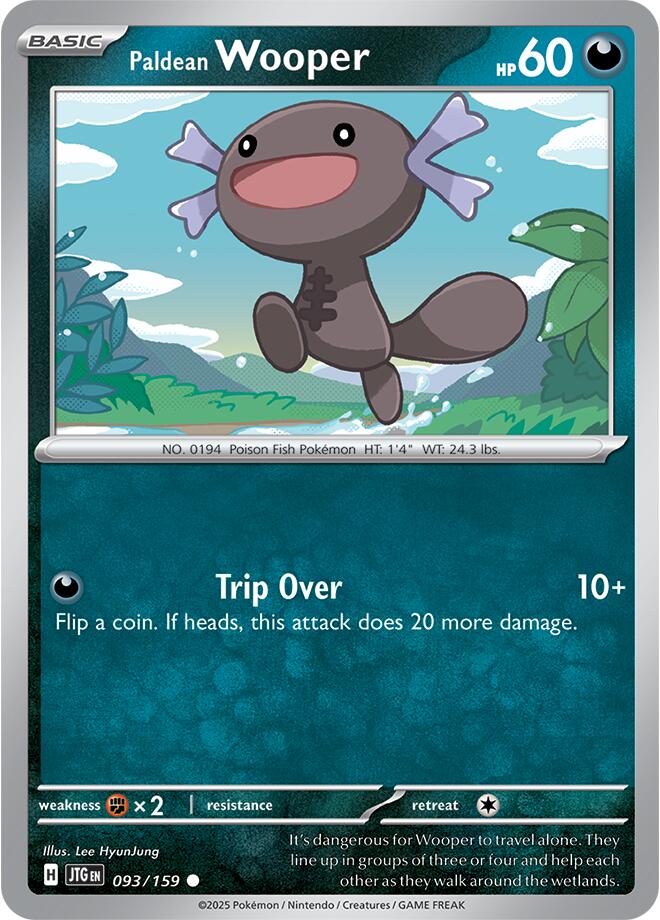 Paldean Wooper (093/159) [Scarlet & Violet: Journey Together] | Shuffle n Cut Hobbies & Games