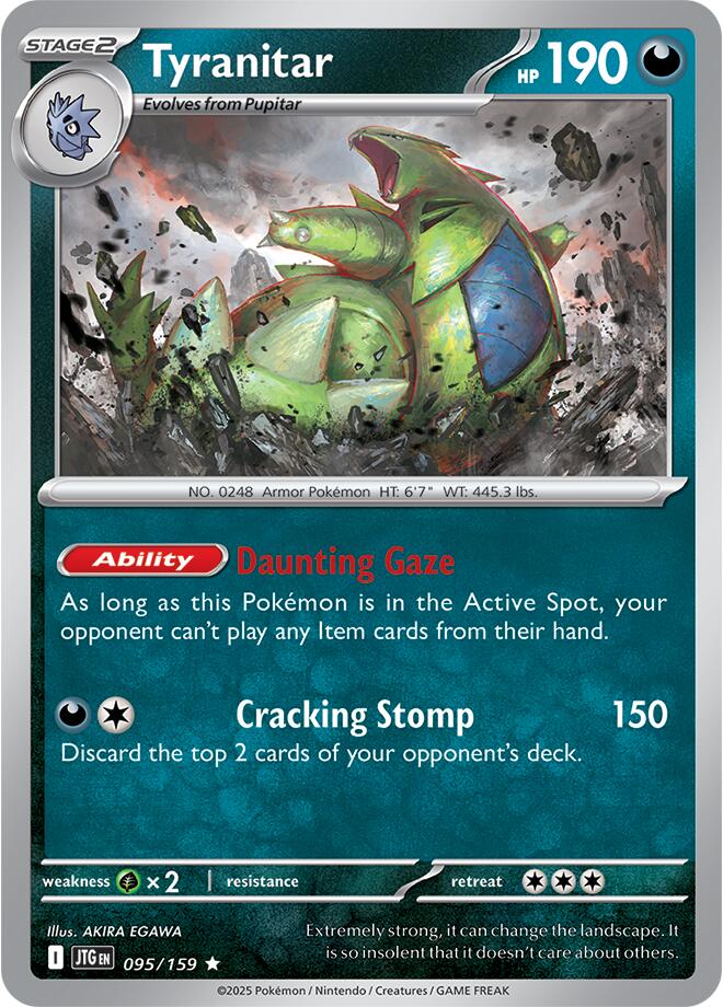 Tyranitar (095/159) [Scarlet & Violet: Journey Together] | Shuffle n Cut Hobbies & Games