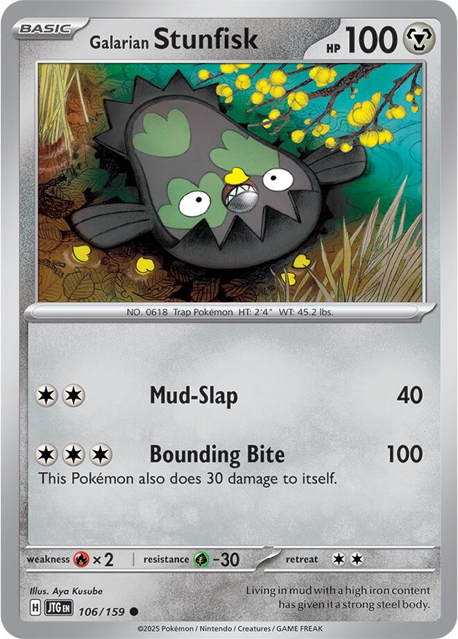 Galarian Stunfisk (106/159) [Scarlet & Violet: Journey Together] | Shuffle n Cut Hobbies & Games