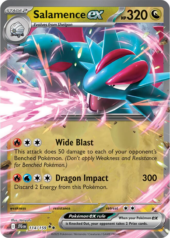 Salamence ex (114/159) [Scarlet & Violet: Journey Together] | Shuffle n Cut Hobbies & Games