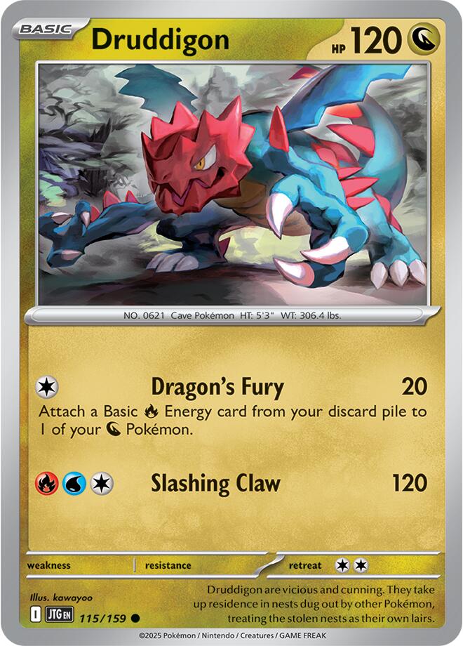 Druddigon (115/159) [Scarlet & Violet: Journey Together] | Shuffle n Cut Hobbies & Games