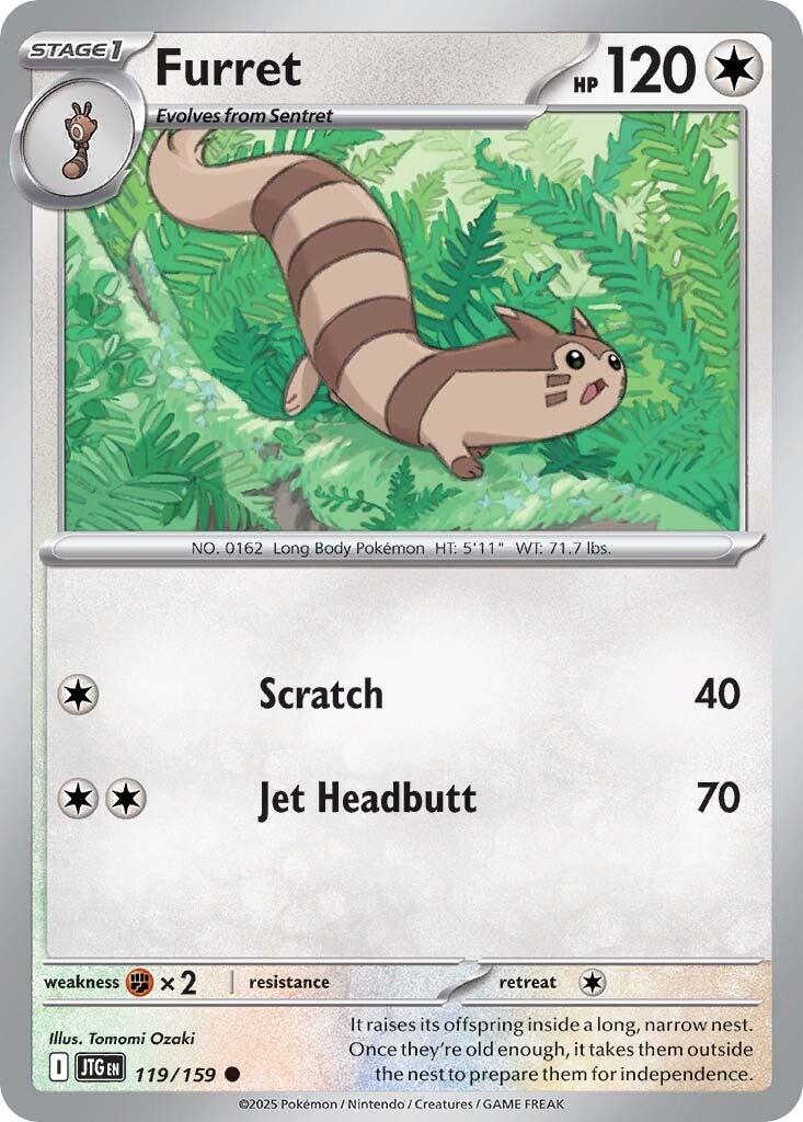 Furret (119/159) [Scarlet & Violet: Journey Together] | Shuffle n Cut Hobbies & Games
