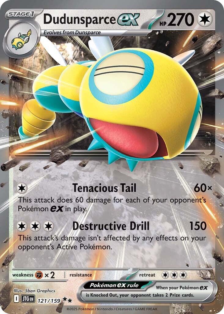 Dudunsparce ex (121/159) [Scarlet & Violet: Journey Together] | Shuffle n Cut Hobbies & Games