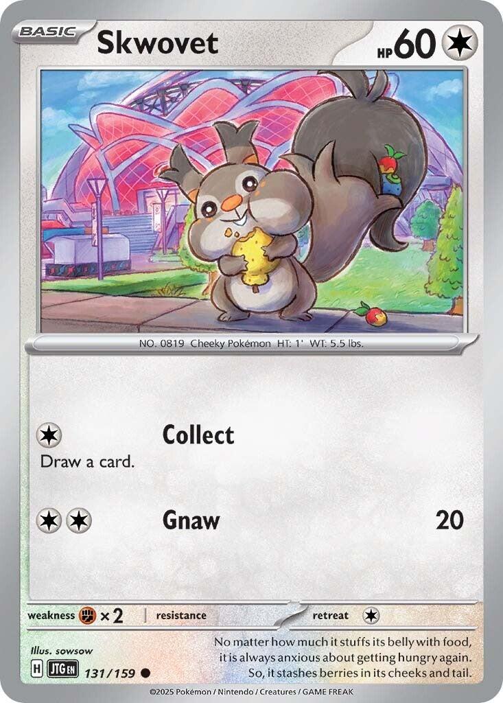 Skwovet (131/159) [Scarlet & Violet: Journey Together] | Shuffle n Cut Hobbies & Games