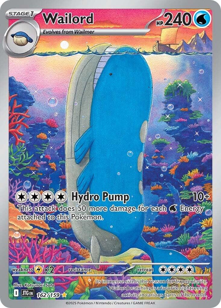 Wailord (162/159) [Scarlet & Violet: Journey Together] | Shuffle n Cut Hobbies & Games