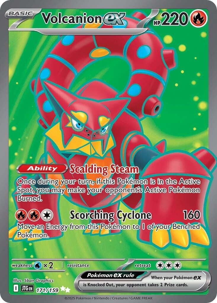 Volcanion ex (171/159) [Scarlet & Violet: Journey Together] | Shuffle n Cut Hobbies & Games