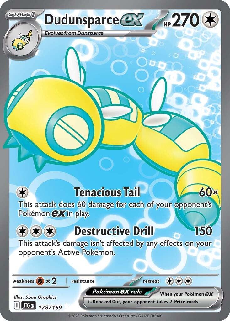 Dudunsparce ex (178/159) [Scarlet & Violet: Journey Together] | Shuffle n Cut Hobbies & Games