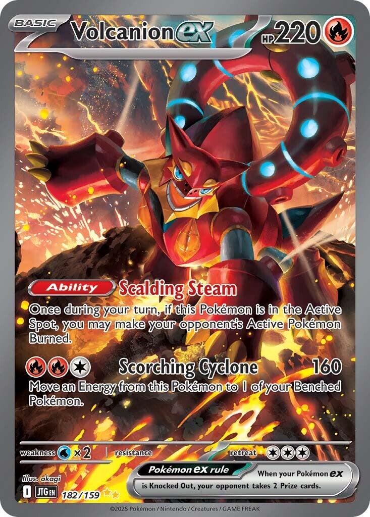 Volcanion ex (182/159) [Scarlet & Violet: Journey Together] | Shuffle n Cut Hobbies & Games