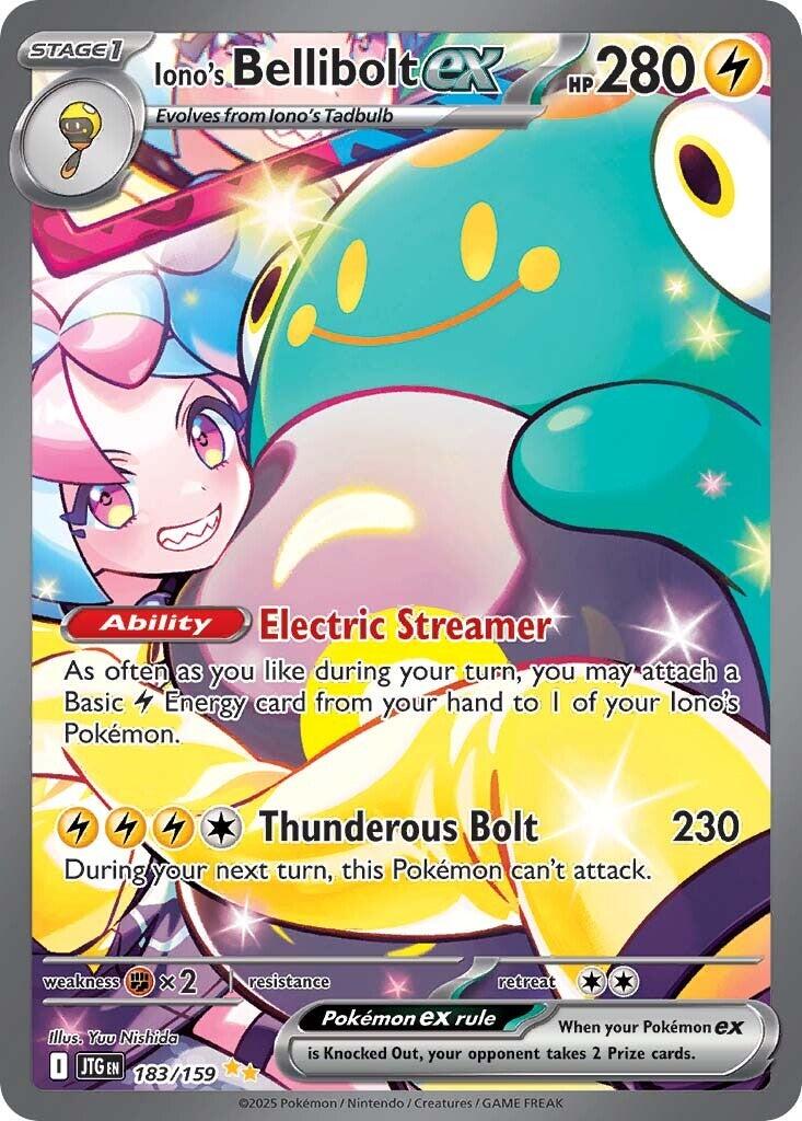 Iono's Bellibolt ex (183/159) [Scarlet & Violet: Journey Together] | Shuffle n Cut Hobbies & Games